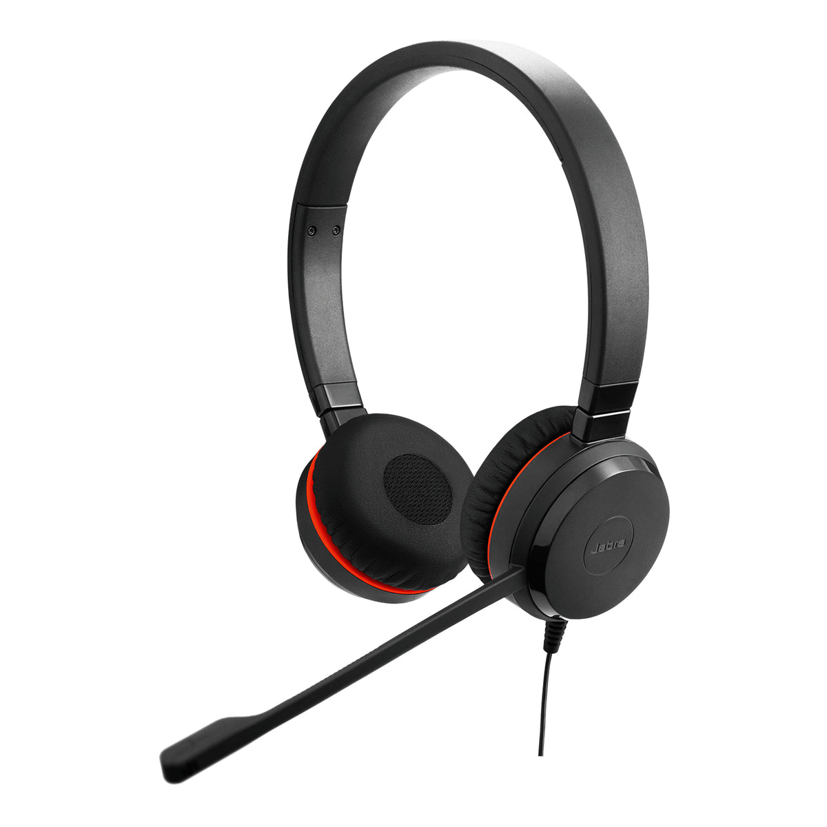 Jabra Evolve 20 SE Casque Arceau USB Type-C / Type-A pour Bureau et Centre d'appels, Noir