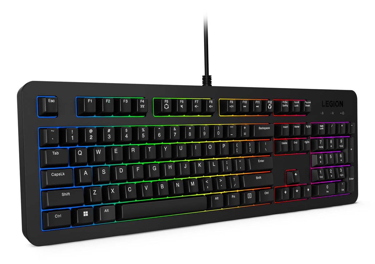 Lenovo Legion K310 RGB Tastatur Membran 5 zone RGB Kablet Amk. engelsk - vue 4