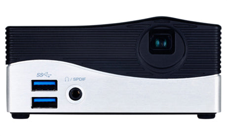 GIGABYTE BRIX Projecteur DLP WVGA 75 ANSI Lumens Noir et Argent