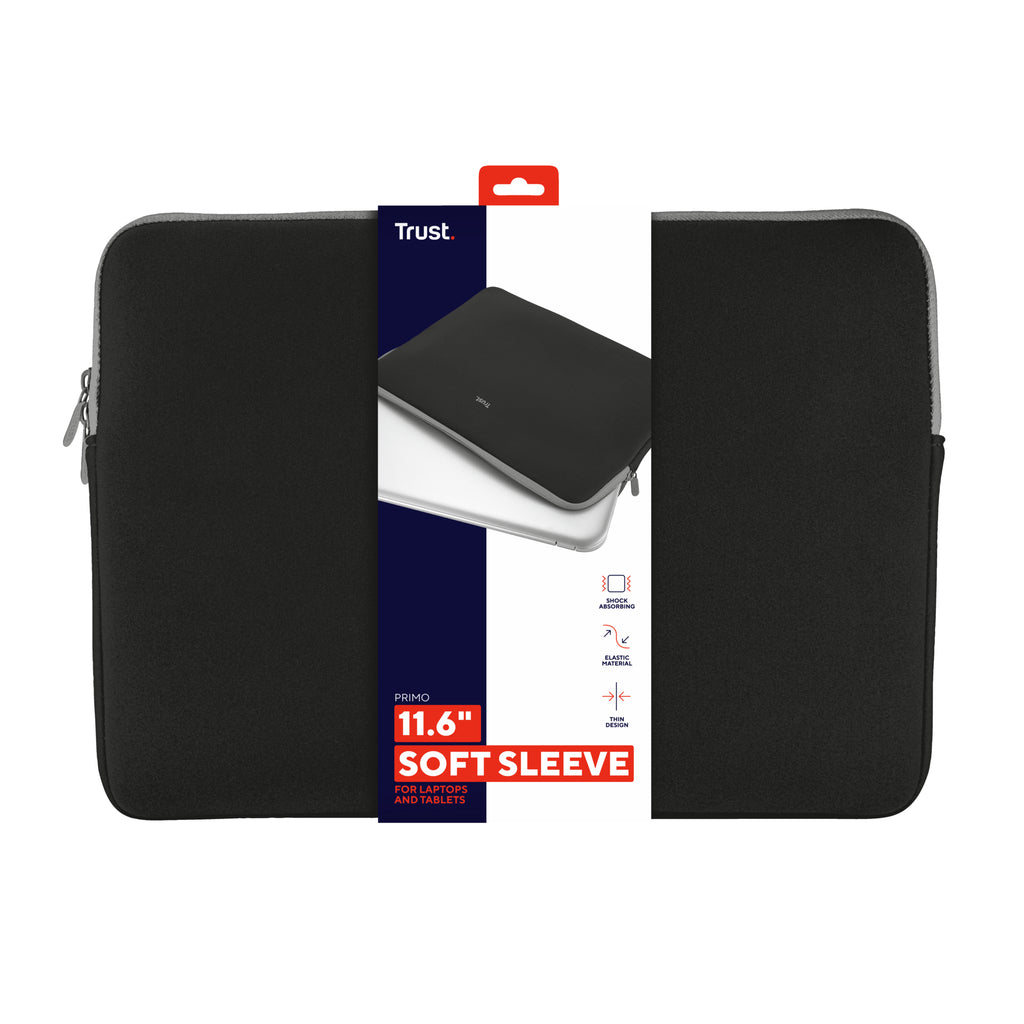 Trust 21254 Housse pour Ordinateur Portable 29,5 cm (11.6") Noir