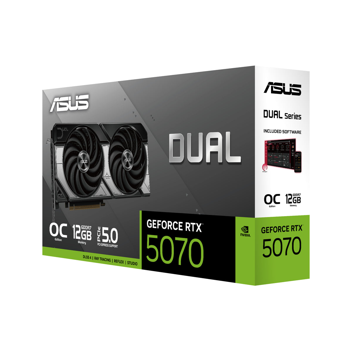 ASUS Dual GeForce RTX 5070 12 Go GDDR7