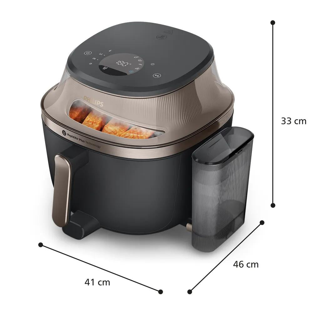 Philips 5000 series Airfryer Novaplus série 5000 avec cuisson vapeur et système coulissant 7,2 l
