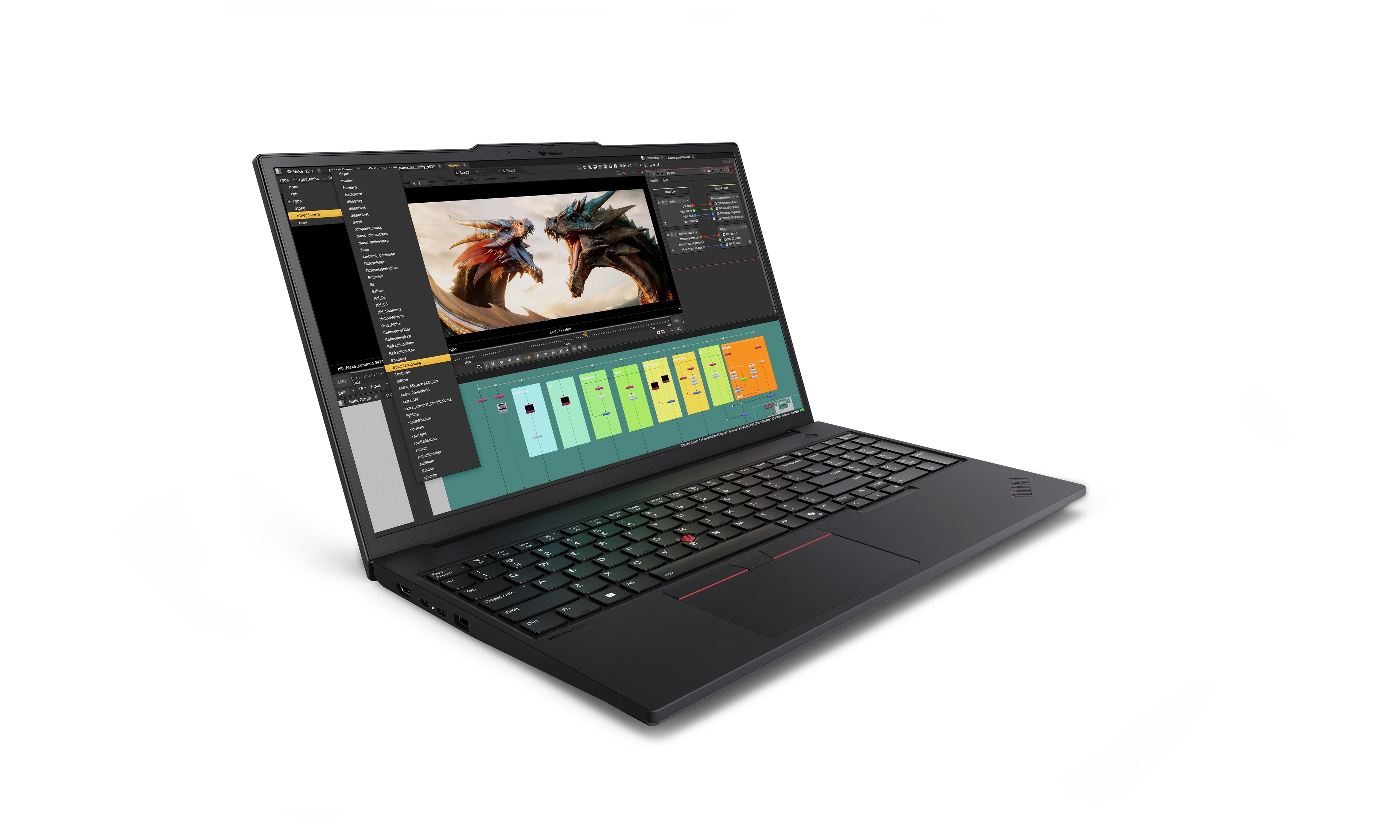 Lenovo ThinkPad P16v Gen 3 (Intel) Intel Core Ultra 7 255H Station de travail mobile 40,6 cm (16") WUXGA 64 Go DDR5-SDRAM 1 To SSD NVIDIA RTX PRO 2000 Blackwell Wi-Fi 7 (802.11be) Windows 11 Pro Nordique Noir