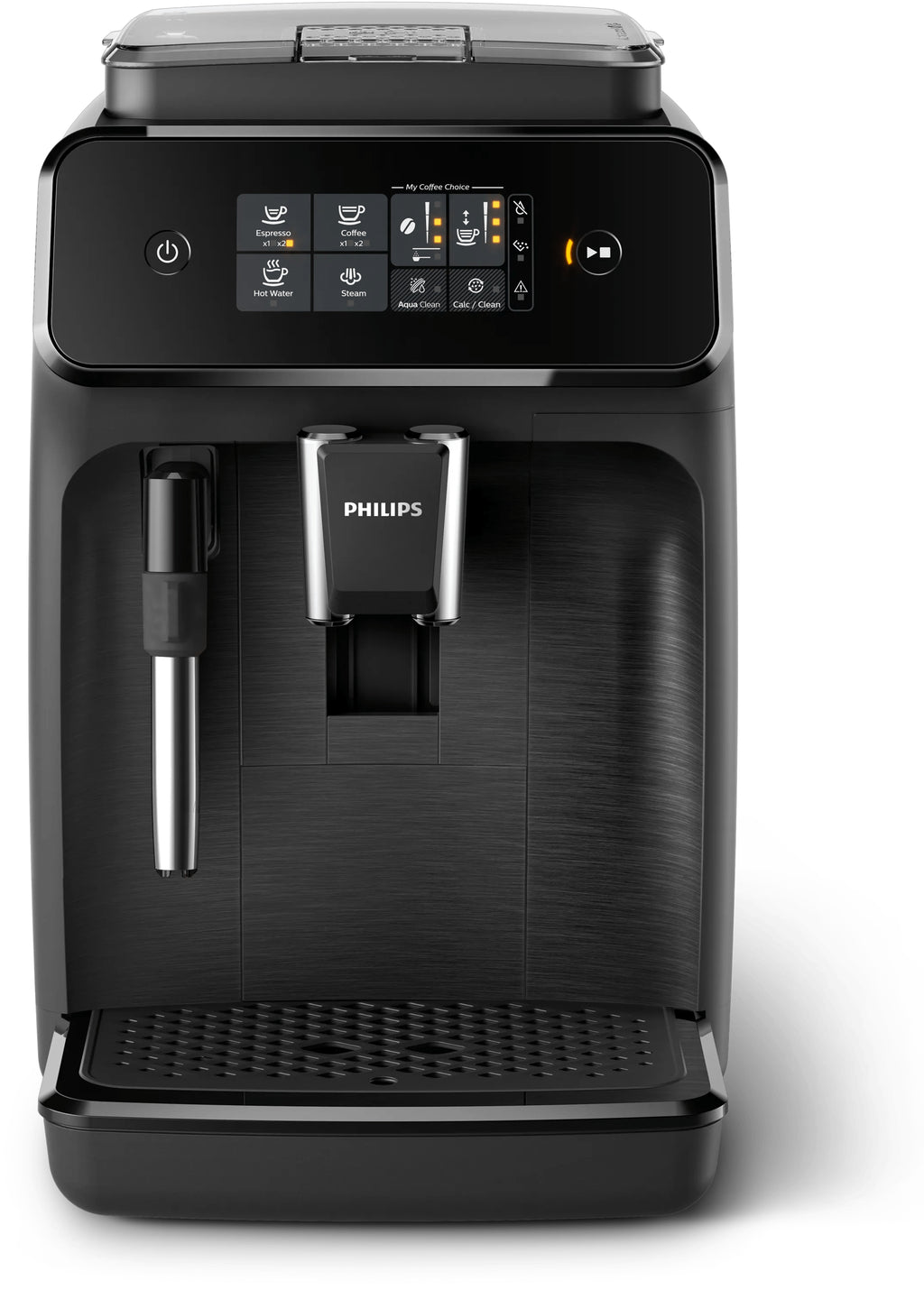 Philips 1200 series Série 1200 Noir mat EP1220/00 Machine expresso broyeur, 2 boissons, mousseur lait