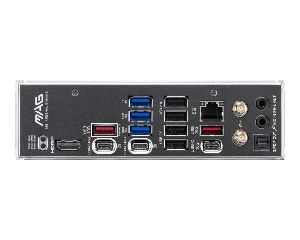 MSI MAG X870E TOMAHAWK MAX WIFI carte mère AMD X870E Emplacement AM5 ATX - vue 5