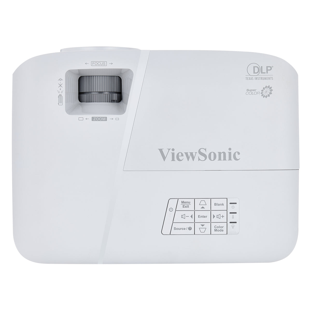 Viewsonic PA503S Vidéo-projecteur DLP SVGA 3600 ANSI Lumens Gris et Blanc