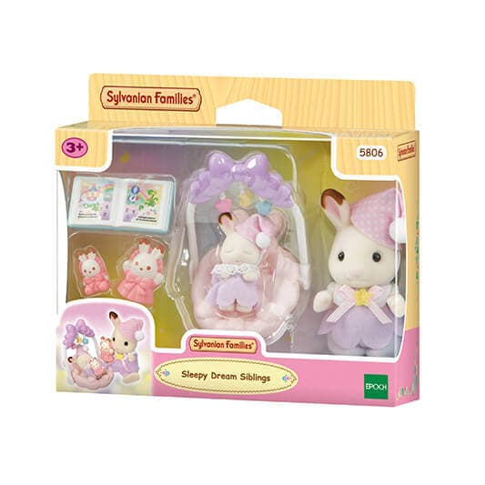 Sylvanian Families Le coucher des sœurs Lapin Chocolat