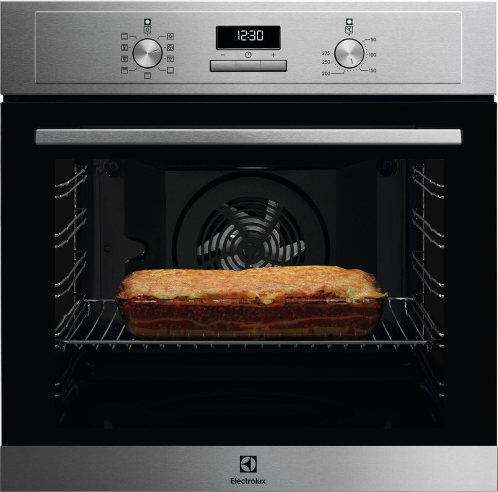 Electrolux EOF3H40X Ovn til indbygning Sort, Rustfrit stål 72l