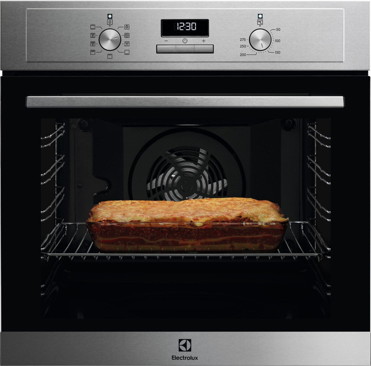 Electrolux EOF3H40X Ovn til indbygning Sort, Rustfrit stål 72l