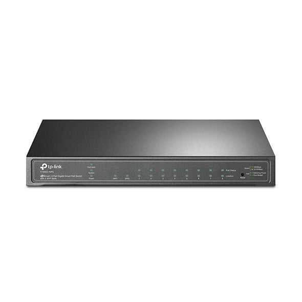 TP-Link T1500G-10PS (TL-SG2210P) Switch Gigabit Ethernet L2 Géré PoE Noir