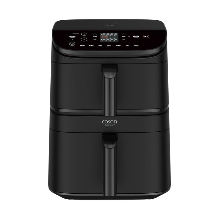 Cosori CAF-DC121-ADER Double 10,8 L Autonome Friteuse d’air chaud Noir
