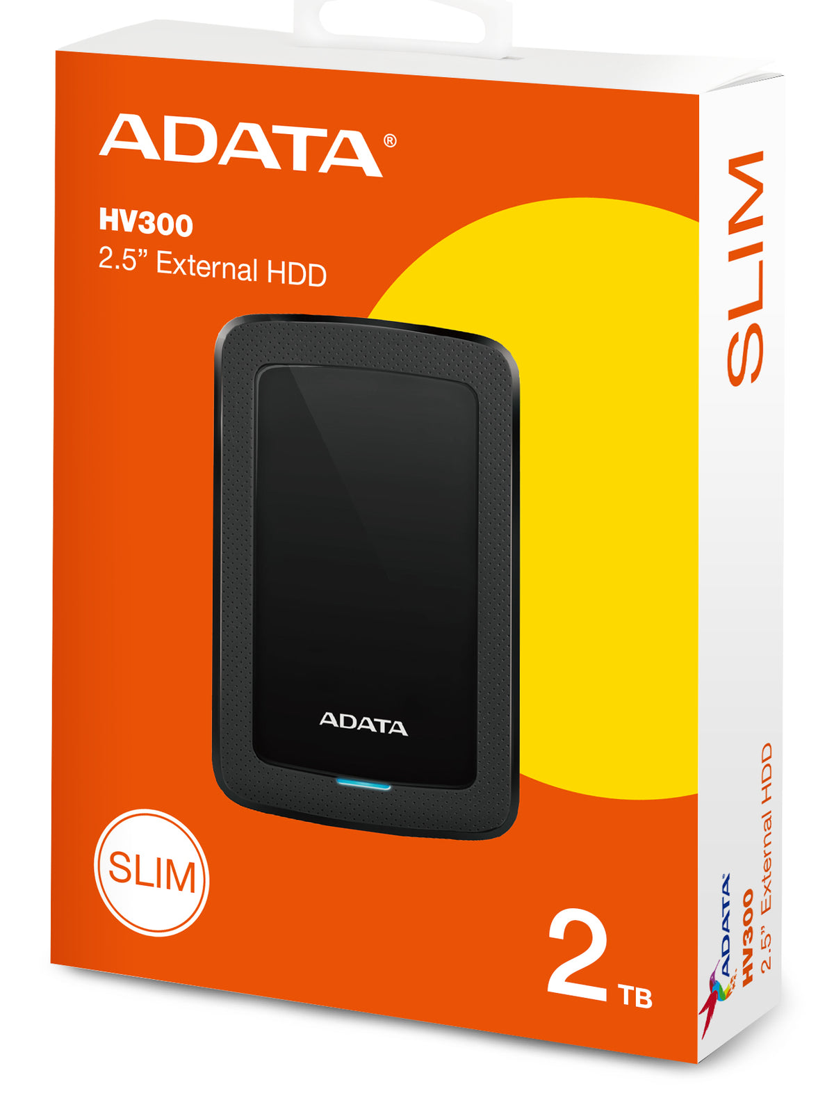 ADATA HV300 disque dur externe 2 To 2.5" 3.2 Gen 1 (3.1 Gen 1) Noir - vue 5