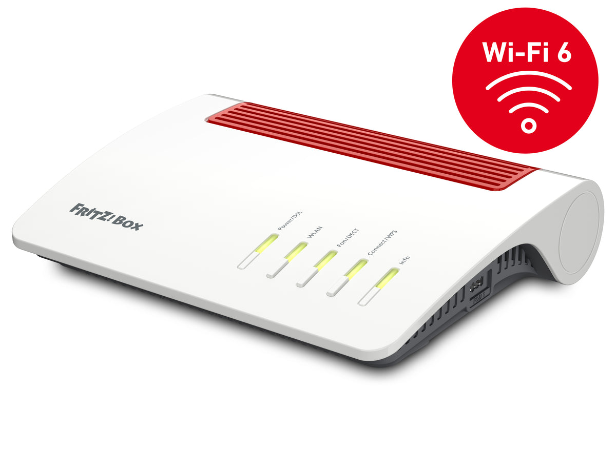 Routeur Sans Fil Box 7590 AX Gigabit Ethernet Bi-bande Wi-Fi 6, Blanc