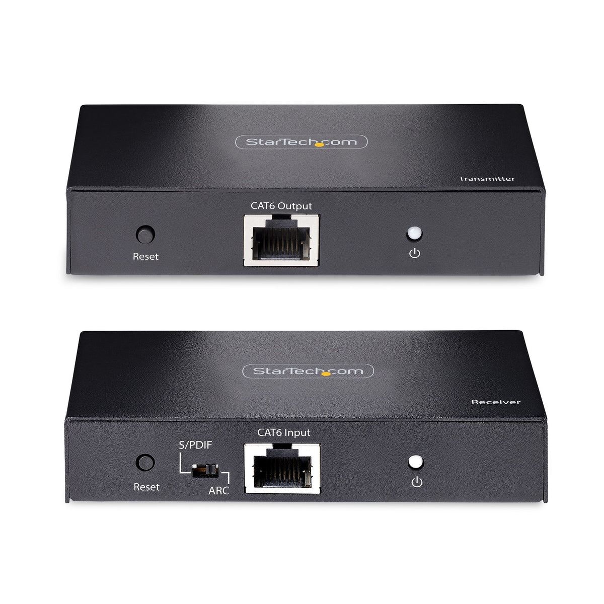 StarTech.com Extendeur HDMI 4K sur Câble CAT5/CAT6, Prolongateur Vidéo 4K 60Hz HDR jusqu'à 70m avec Sortie S/PDIF