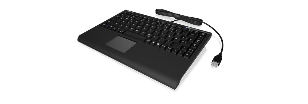 KeySonic ACK-540U+ (DE) clavier Bureau USB QWERTZ Allemand Noir