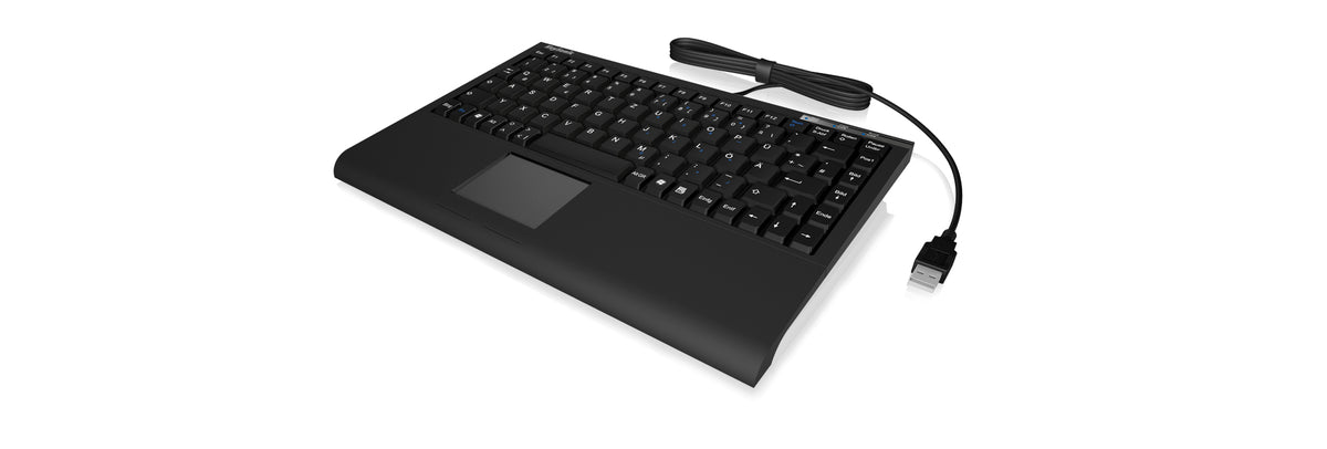 KeySonic ACK-540U+ (DE) clavier Bureau USB QWERTZ Allemand Noir