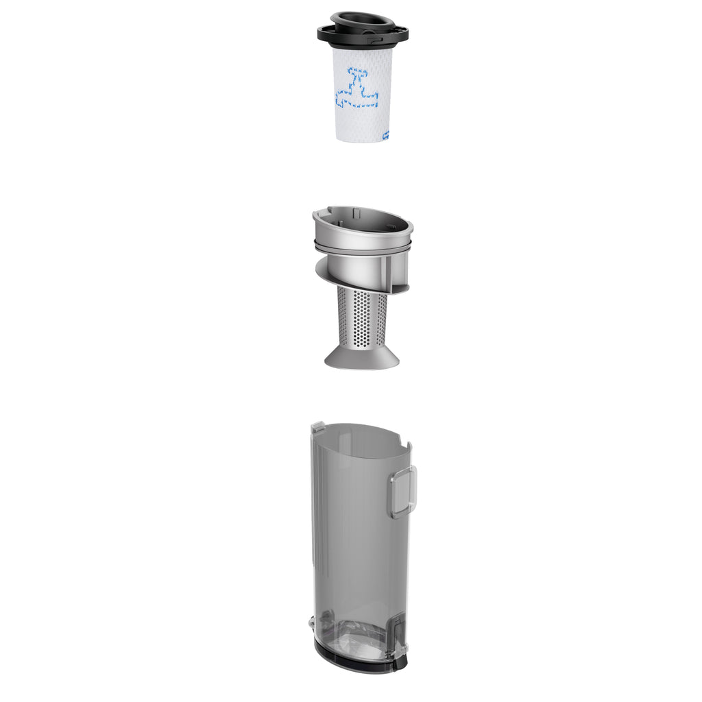 Rowenta RH1129 Aspirateur-balai 2 en 1 Batterie Sec Sans sac 0,4 L 100 W Violet, Aluminium