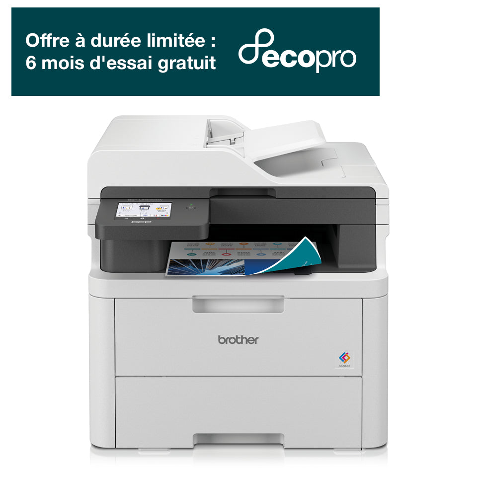 Brother DCP-L3560CDW Imprimante Multifonction LED A4, 600 x 2400 DPI, 26 ppm, Wifi
