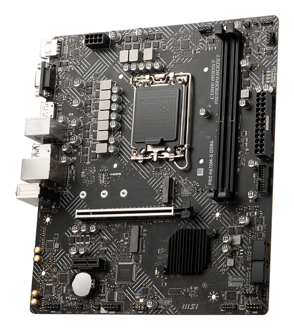 MSI PRO H610M-G DDR4 Carte Mère Intel H610 LGA 1700 Micro ATX