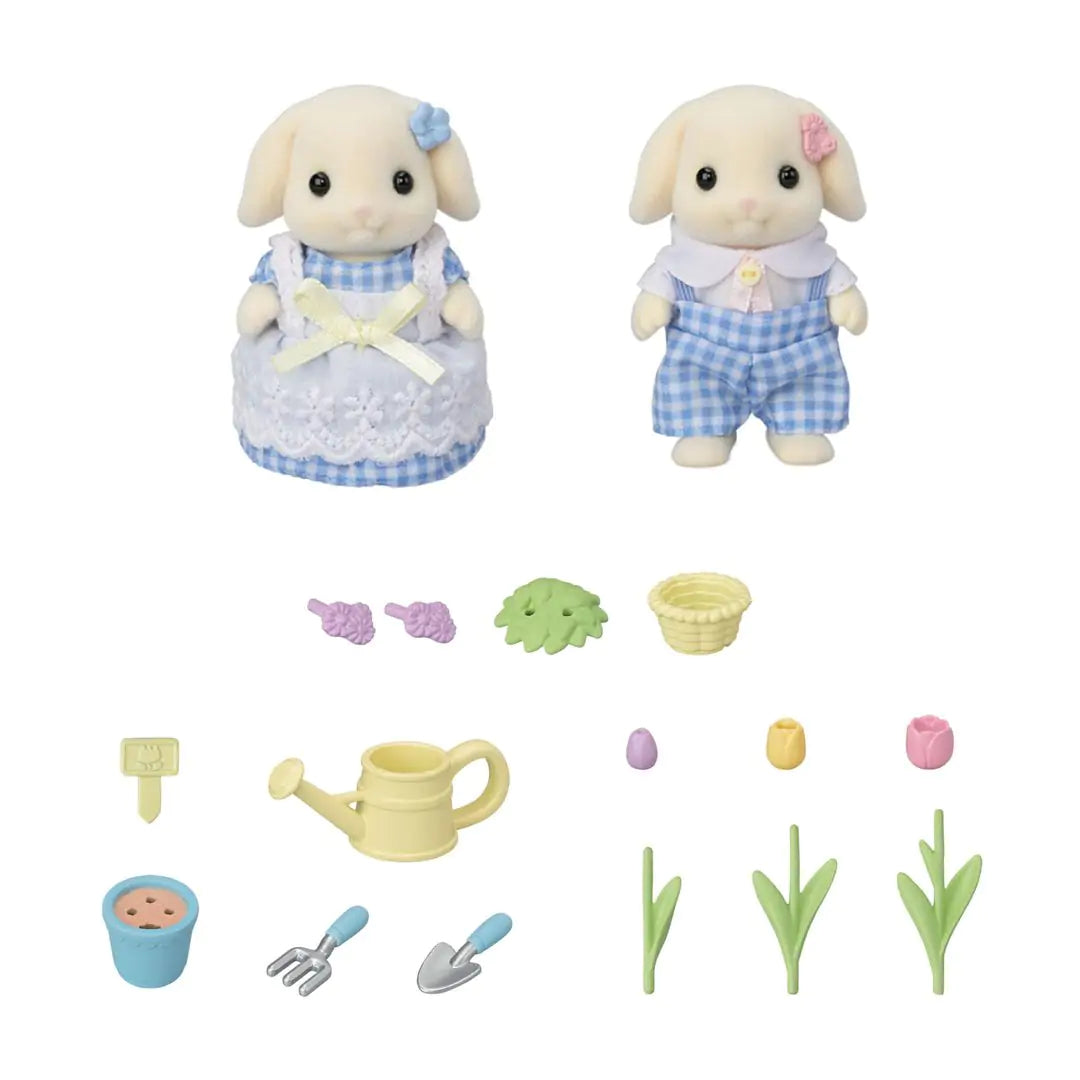 Sylvanian Families Le frère et la sœur Lapin Bélier - vue 3