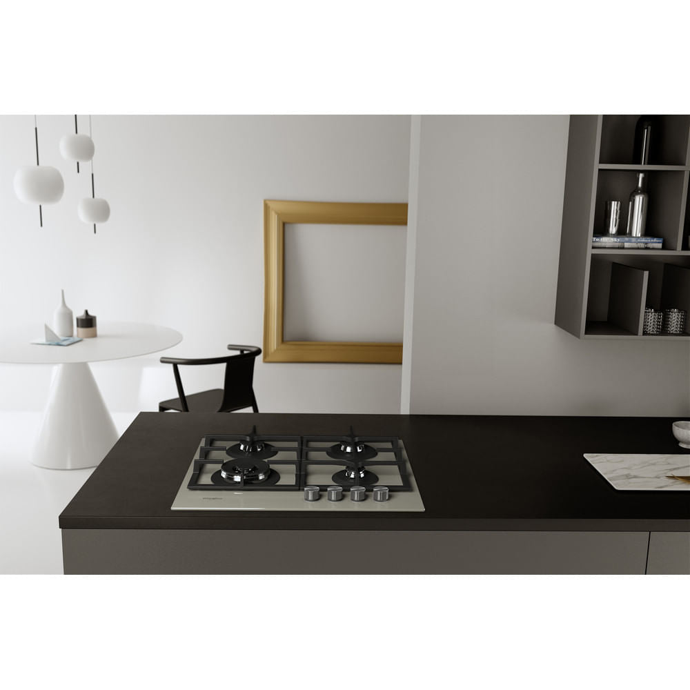 Whirlpool AKTL 629/S Argent Intégré Gaz 4 zone(s)