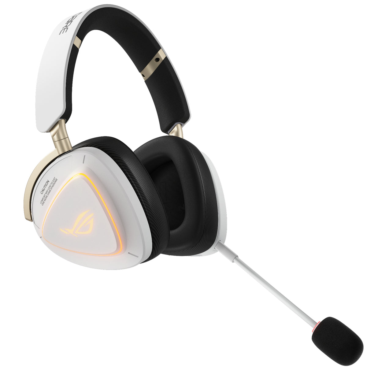 ASUS ROG Delta II-KJP Casque Gaming Filaire et Sans Fil Bluetooth, Noir et Blanc