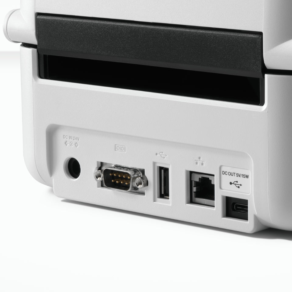 Brother TD-4555DNWB imprimante pour étiquettes Thermique directe 203 x 203 DPI 203 mm/sec Avec fil Ethernet/LAN Wifi Blu