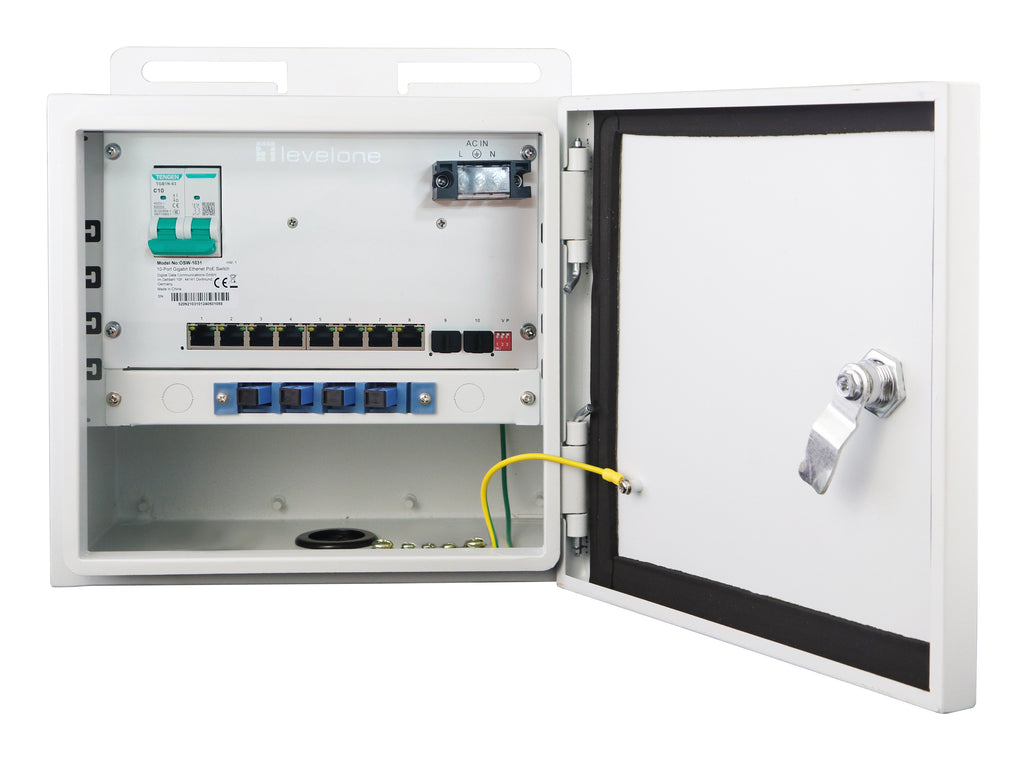 LevelOne OSW-1031 commutateur réseau Non-géré 2.5G Ethernet (100/1000/2500) Connexion Ethernet, supportant l'alimentatio