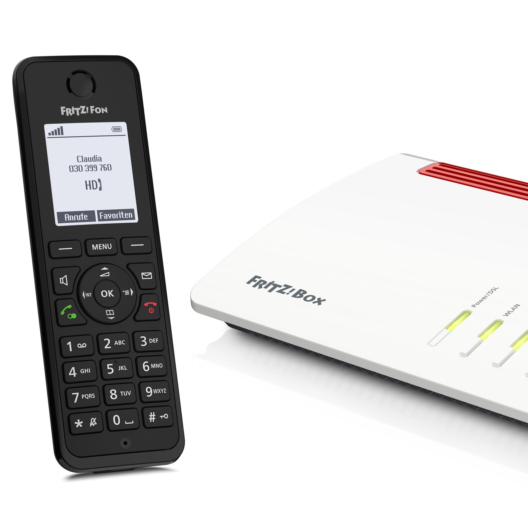 Fon M3 Téléphone DECT Identification de l'appelant Noir