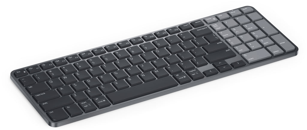 DELL Pro 7 KB746 clavier Universel RF sans fil + Bluetooth QWERTY Nordique Graphite