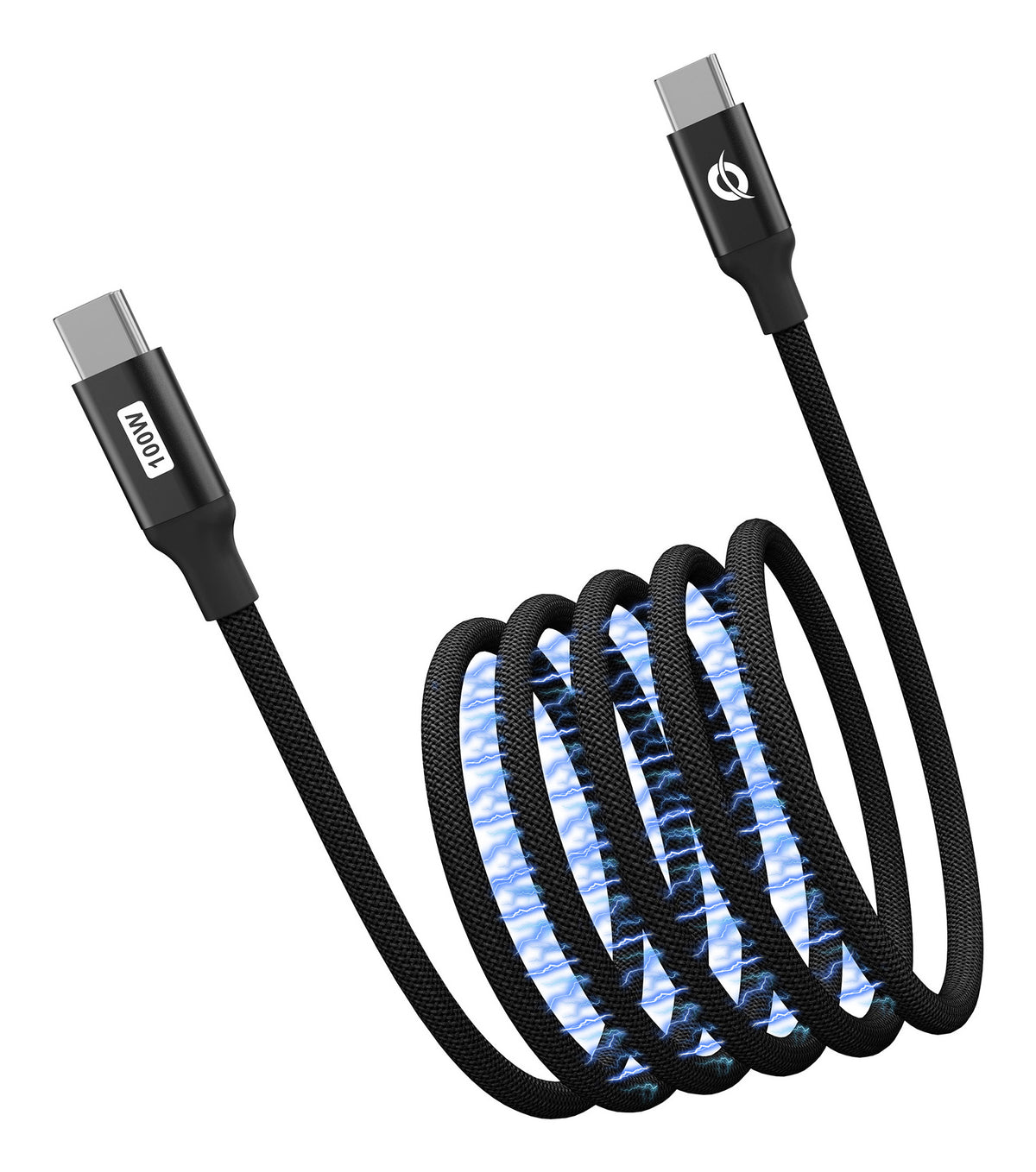 Conceptronic ETTA09B12 câble USB USB 2.0 1,2 m USB C 0,48 Gbit/s 100 W Noir
