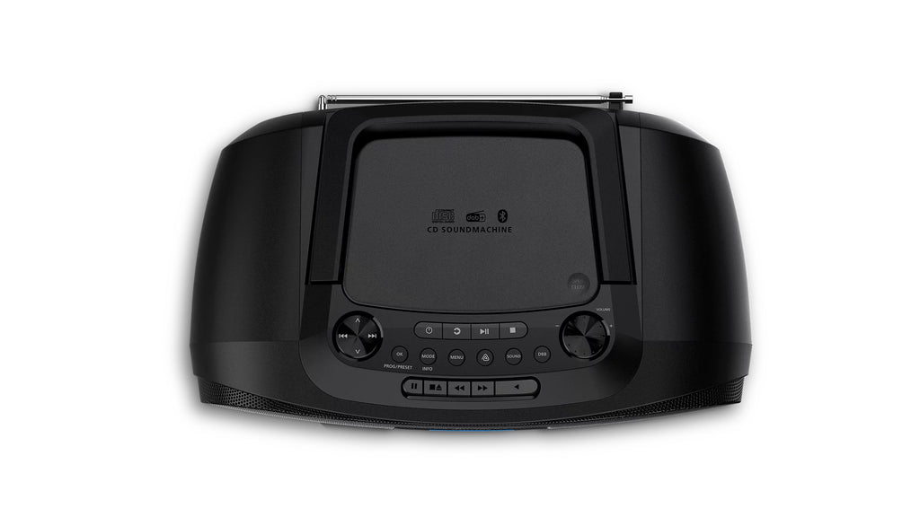 Philips TAZ7500/10 Lecteur de CD Noir Lecteur CD portable