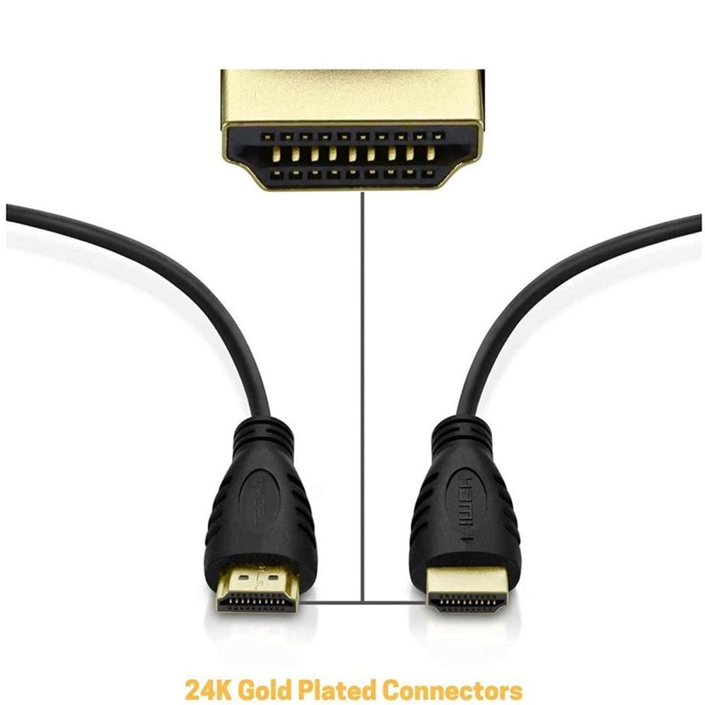 Câble HDMI 2.0 Haute Vitesse 6 m, Type A Standard, Noir