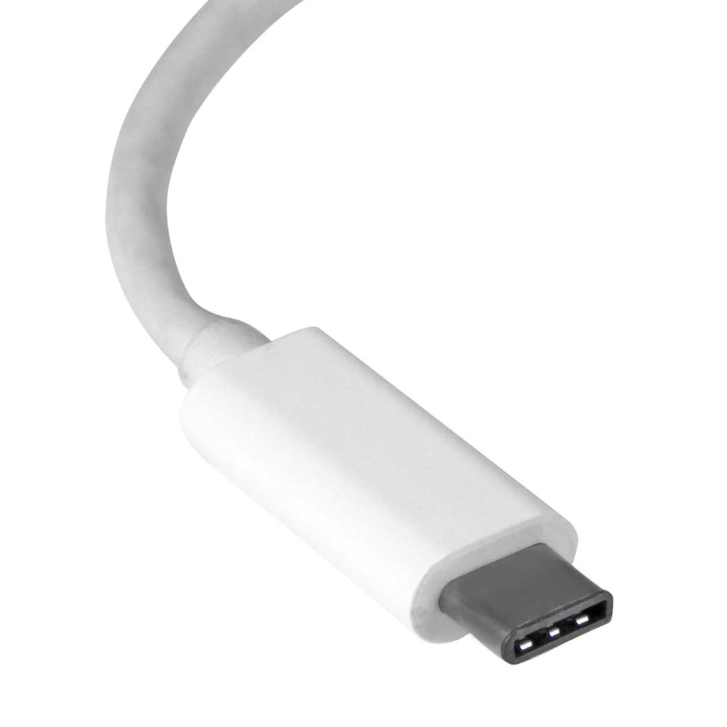 StarTech.com Adaptateur USB-C vers Gigabit Ethernet RJ45, Blanc, Compatible Thunderbolt 3, Windows et Mac