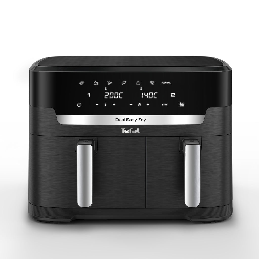 Tefal Easy Fry Dual XXL EY9428E0 friteuse Double 11 L Autonome 2020 W Friteuse d’air chaud Noir - vue 2