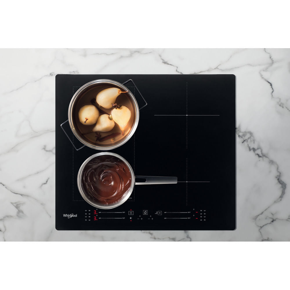 Whirlpool Plaque induction FlexiCook 4 foyers - WLS7960NE -