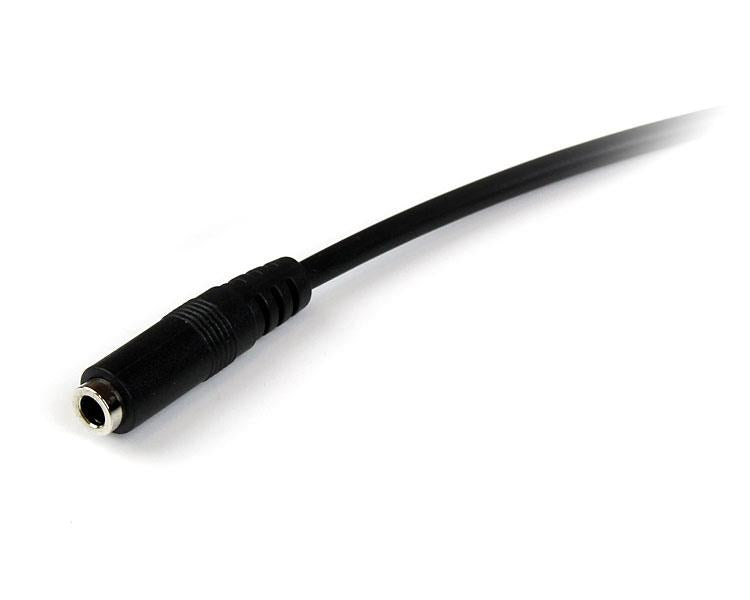 StarTech.com Câble d'extension de casque TRRS 3,5 mm 4 pôles, 2 m, M/F