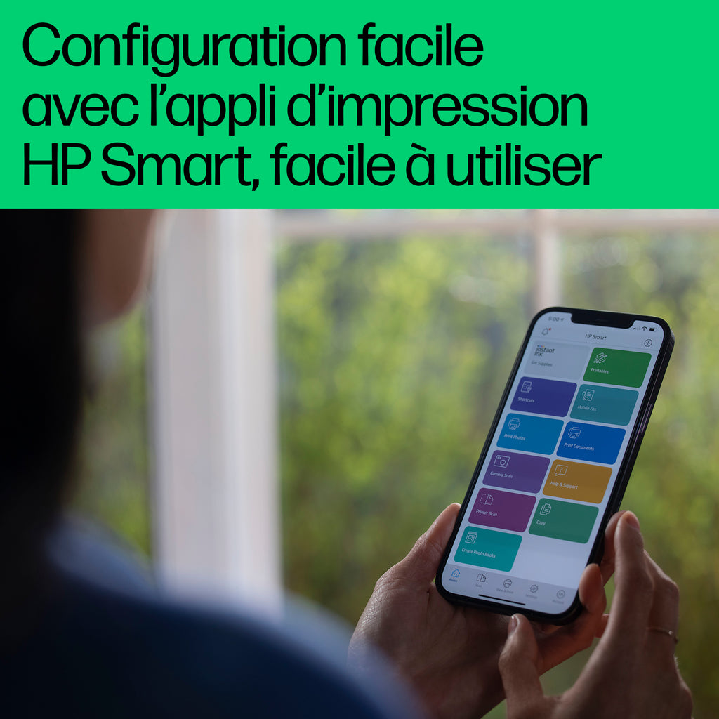 HP DeskJet 2810e Sans fil All-in-One Couleur Imprimante, Instant Ink; copieur, scanner