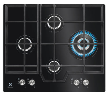 Electrolux KGG6456K Noir Intégré 59 cm Gaz 4 zone(s)