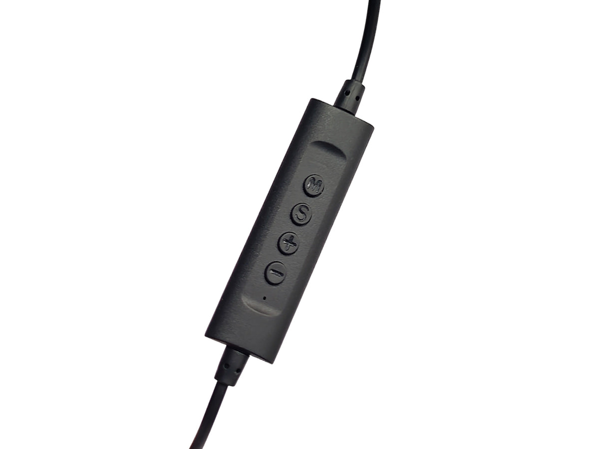 Conceptronic POLONA05BC Casque Filaire USB Type-C pour Bureau et Centre d'Appels, Noir
