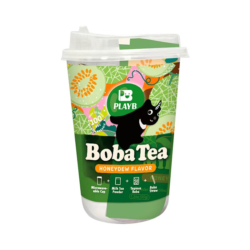 JENI Bubble tea en gobelet saveur melon miel 6 gobelets x 85 g