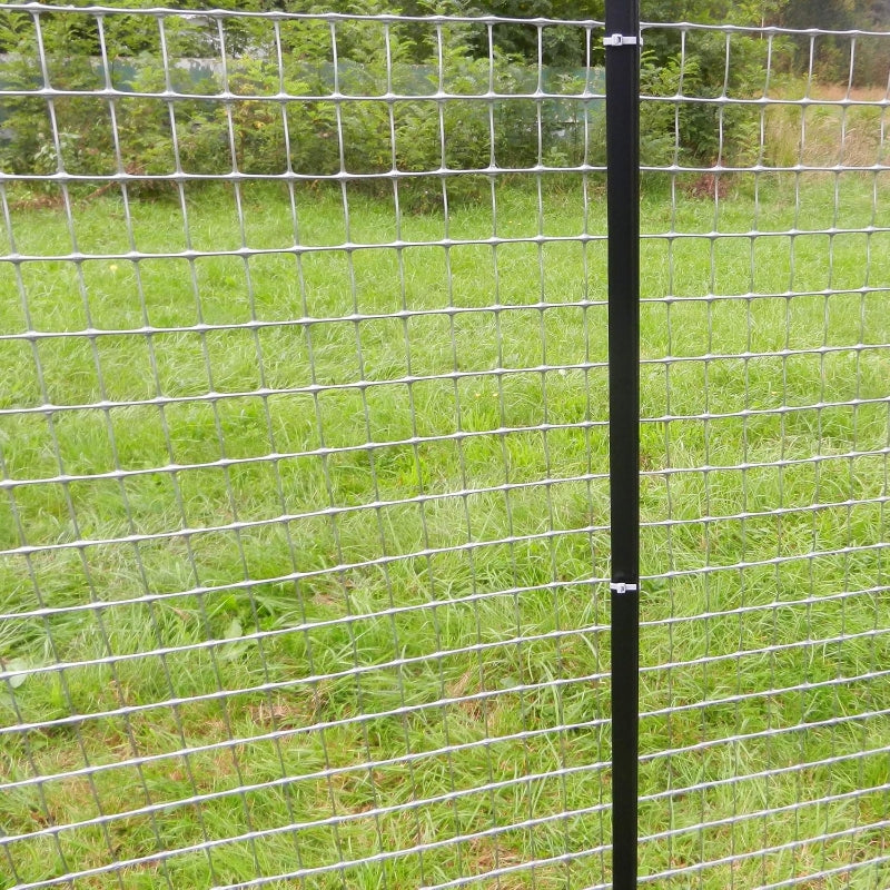 TENAX MILLENNIUM Filet en plastique aussi résistant que le métal, pour clôtures résidentielles et permanentes argenté - 1 x 10 m