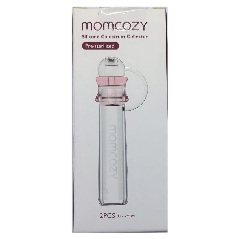 Momcozy Collecteur de colostrum réutilisable portable alimentation bébé multi-usage sans BPA 5 ml 2 pcs