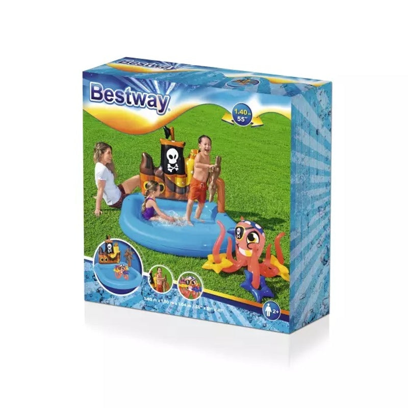 Bestway Ships Ahoi Aire de jeux aquatique gonflable - 140 x 130 x 104 cm