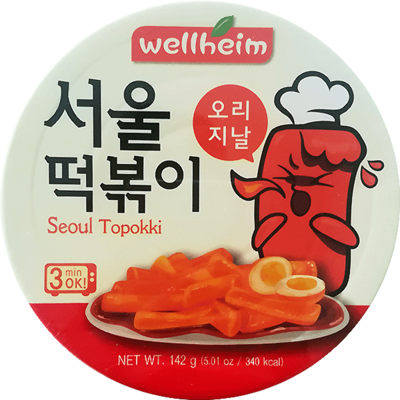 Wellheim Seoul Topokki Original Épicé 142 g