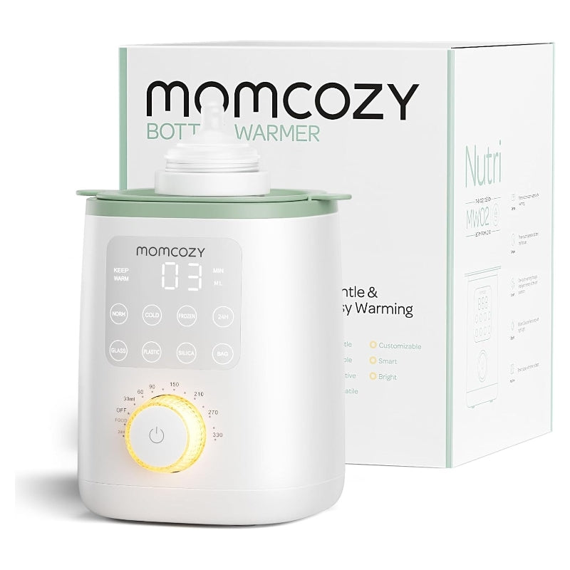 Momcozy Chauffe-biberon pour lait maternel et lait infantile, rétention maximale des nutriments, chauffage rapide, veilleuse, fonctionnement à un bouton, cadeaux pour maman