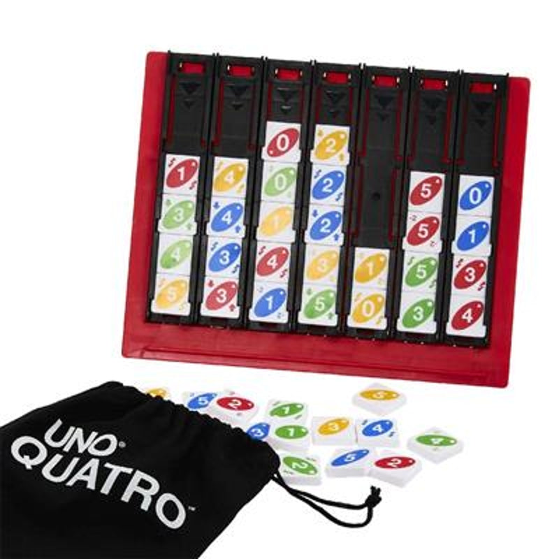 Mattel Games UNO Quatro Jeu de société de stratégie familial