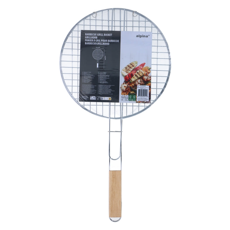 Alpina Panier à grillades pour barbecue Ø 30 cm
