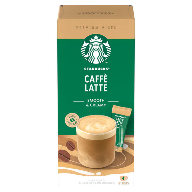 JP Nestlé Starbucks Café Latte 4 sachets 56 g