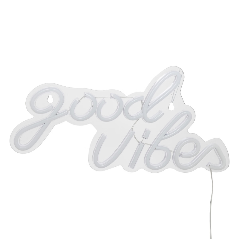 Atmosphera Néon mural LED Good Vibes - 40,5 x 1,6 x 20 cm
